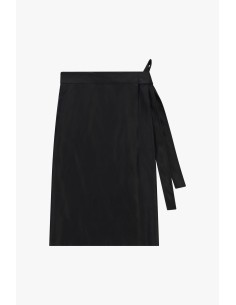 Jupe portefeuille midi avec ceinture latérale Dixie