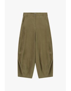Dixie wijde cropped broek met plooien aan de voorkant 2