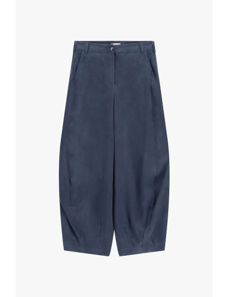 Pantalon large cropped avec pinces sur le devant Dixie