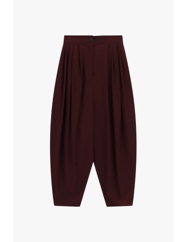 Pantalon palazzo cropped avec plis sur le devant Dixie