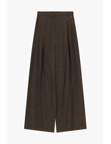Pantalon palazzo imprimé taille haute Dixie
