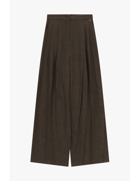 Dixie Bedrukte Palazzo-broek met hoge taille