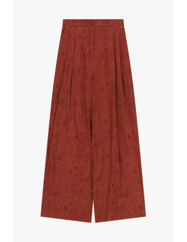 Dixie Bedrukte Palazzo-broek met hoge taille
