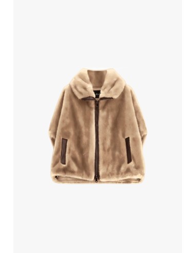 Manteau court zippé avec poches insérées Dixie