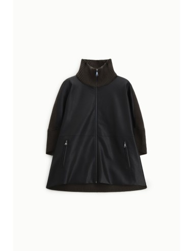 Vestes d’extérieur zippées à col montant côtelé Dixie