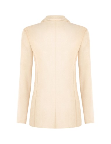 Veste blazer en similainetto avec bouton effet nacre Rinascimento