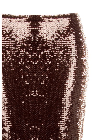 Jupe fourreau recouverte de paillettes Rinascimento