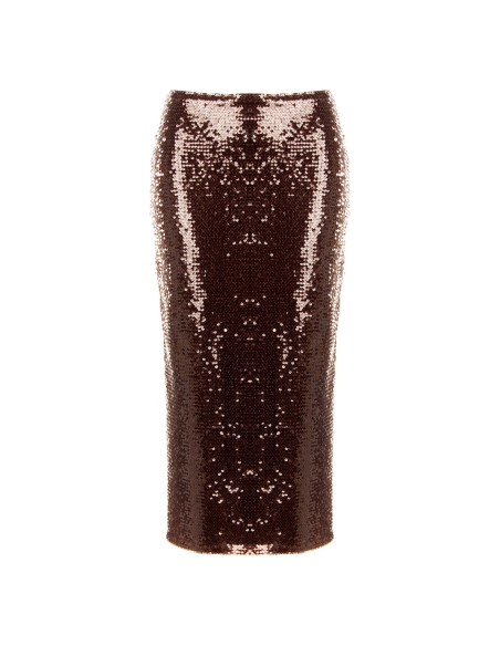 Jupe fourreau recouverte de paillettes Rinascimento