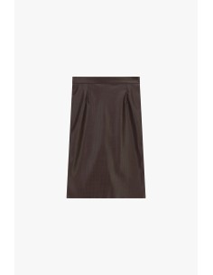 Korte rok met krokodillenmotief en hoge taille Dixie 2