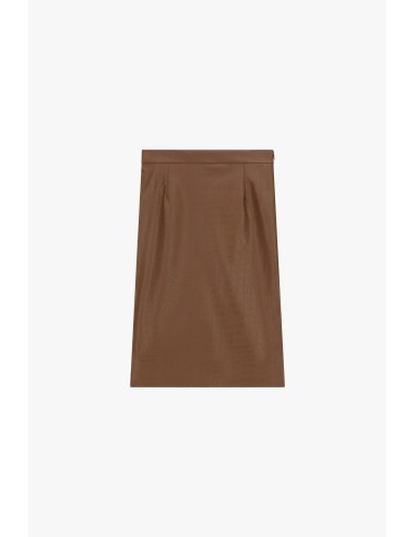 Jupe courte à motif effet croco taille haute Dixie