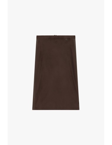Dixie midi-rok met hoge taille en rechte pasvorm