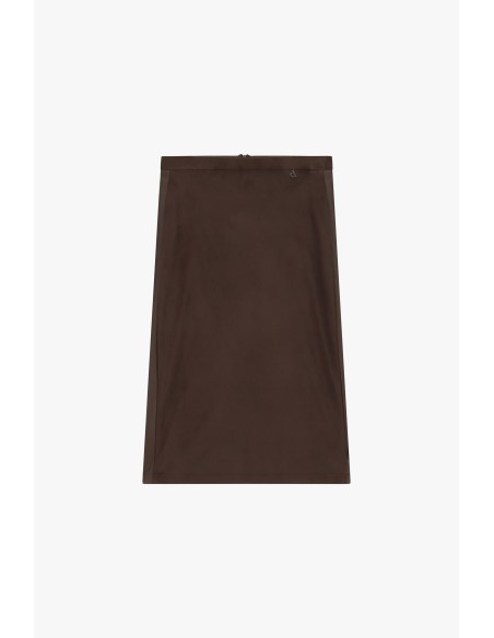 Jupe midi taille haute à coupe droite Dixie
