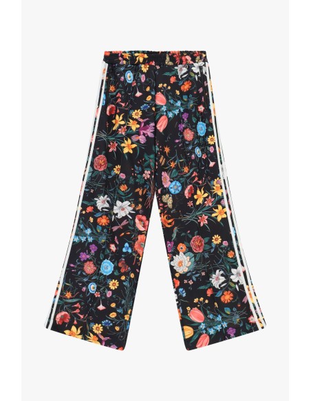 Pantalon palazzo à motif floral, taille élastiquée Dixie