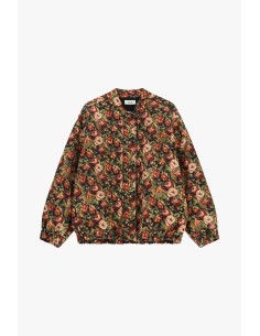 Bomber à imprimé floral avec bas élastiqué Dixie