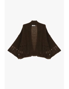 Cape pour femme avec motif ajouré