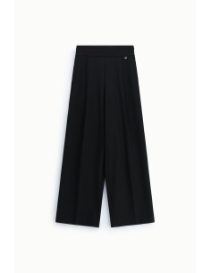 Pantalon palazzo taille haute à pinces Please 2