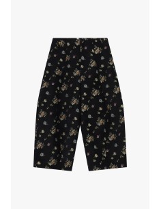Pantalon palazzo ample taille haute à imprimé floral Please 2