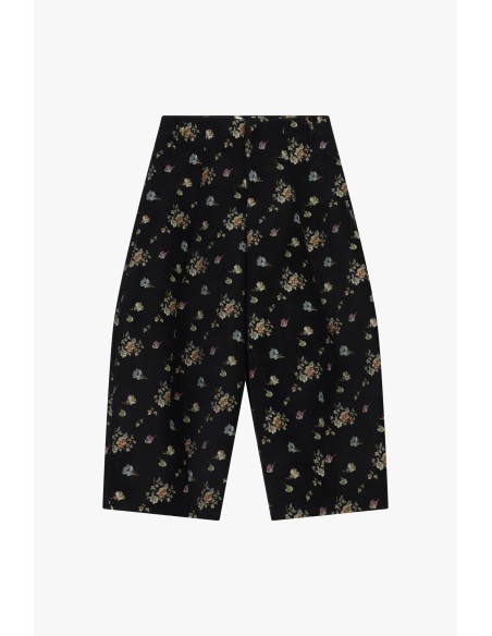 Pantalon palazzo ample taille haute à imprimé floral Please