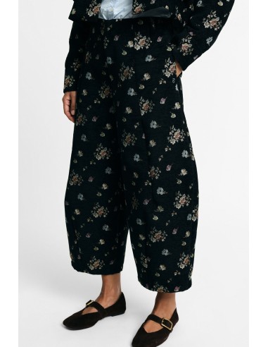 Pantalon palazzo ample taille haute à imprimé floral Please