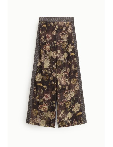 Pantalon palazzo à jambes larges et imprimé floral Dixie