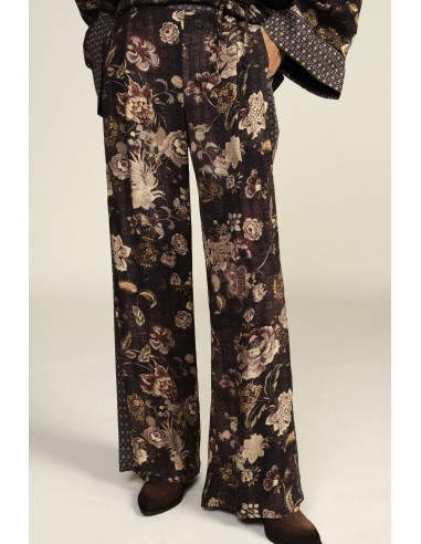 Pantalon palazzo à jambes larges et imprimé floral Dixie