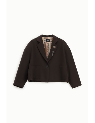 Korte blazer met decoratieve knopen en voorzakken Dixie