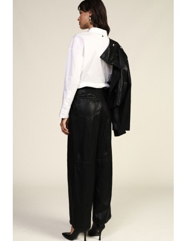 Pantalon palazzo taille haute à coupe ample Dixie