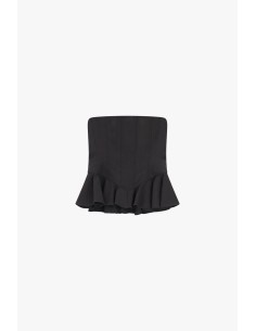 Top bustier froncé à volants Dixie 2