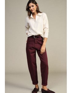 Pantalon chino à revers à la cheville Dixie