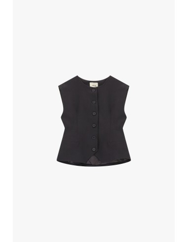 Gilet sans manches avec boutonnage frontal Dixie