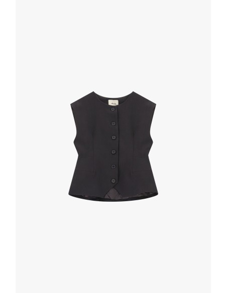 Gilet sans manches avec boutonnage frontal Dixie
