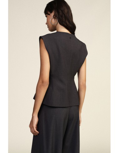 Gilet sans manches avec boutonnage frontal Dixie
