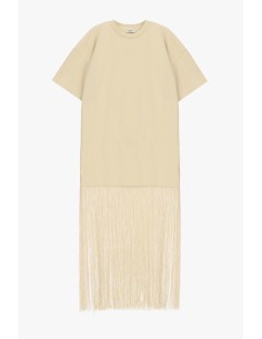 Robe longue style T-shirt avec franges décoratives Dixie 2