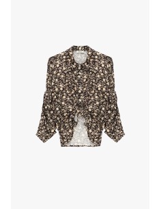 Blouse à imprimé floral avec nœud frontal Dixie 2