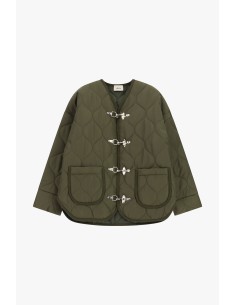 Veste matelassée avec fermetures métalliques et poches plaquées Dixie 2