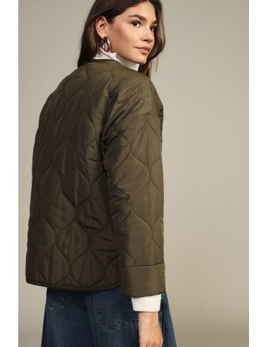 Veste matelassée avec fermetures métalliques et poches plaquées Dixie