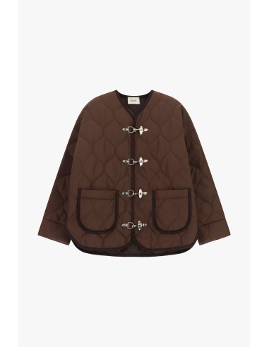 Veste matelassée avec fermetures métalliques et poches plaquées Dixie
