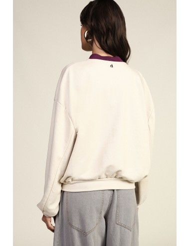 Rebel Dixie-sweater met ronde hals en grafische print