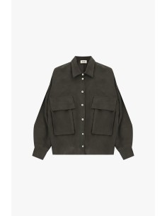 Chemise oversize avec maxi-poches et cordon de serrage Dixie 2