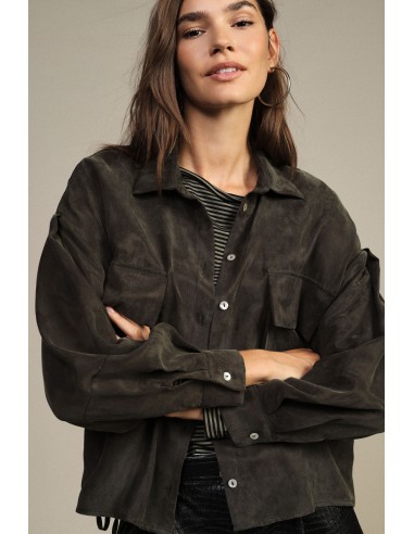 Chemise oversize avec maxi-poches et cordon de serrage Dixie