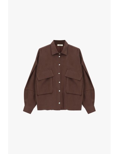 Chemise oversize avec maxi-poches et cordon de serrage Dixie