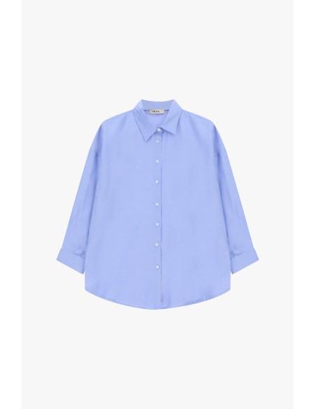Chemisier oversize à manches trois quarts Dixie