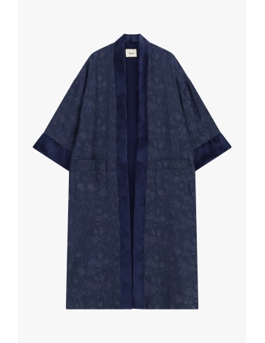 Manteau Duster jacquard à manches amples Dixie
