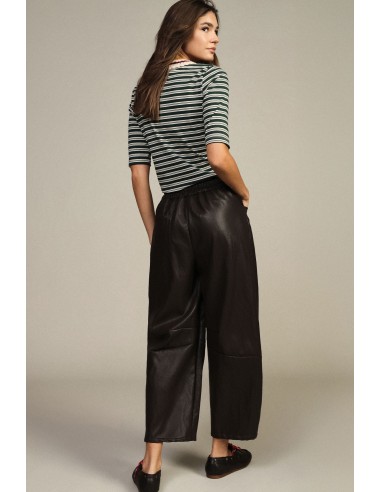 Pantalon large taille haute avec poches obliques Dixie