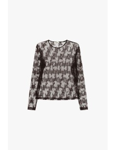 T-shirt transparent à manches longues avec motif floral Dixie 2