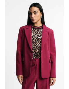 Blazer à revers en pointe et poches à rabat S’il vous plaît