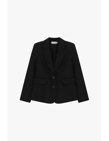 Blazer à revers en pointe et poches à rabat S’il vous plaît