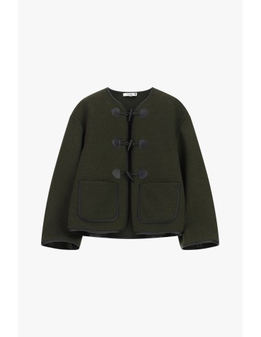 Veste-chemise avec poches frontales et fermeture à brandebourgsVeuillez