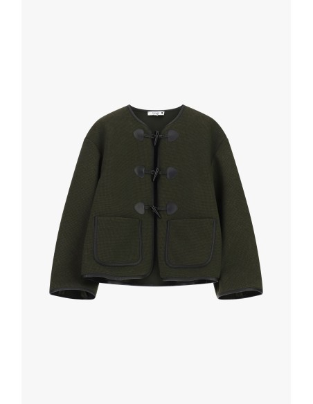 Veste-chemise avec poches frontales et fermeture à brandebourgsVeuillez