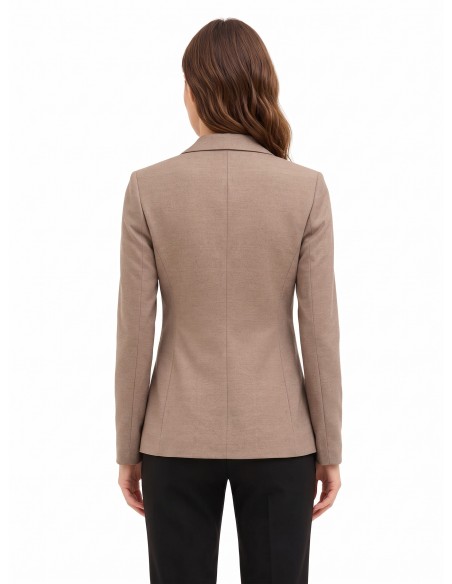 Veste blazer cintrée en polyviscose avec bouton assorti Rinascimento